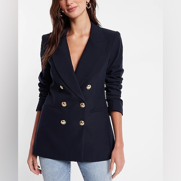 Express Jackets & Blazers - Peak Lapel Double Breasted Blazer